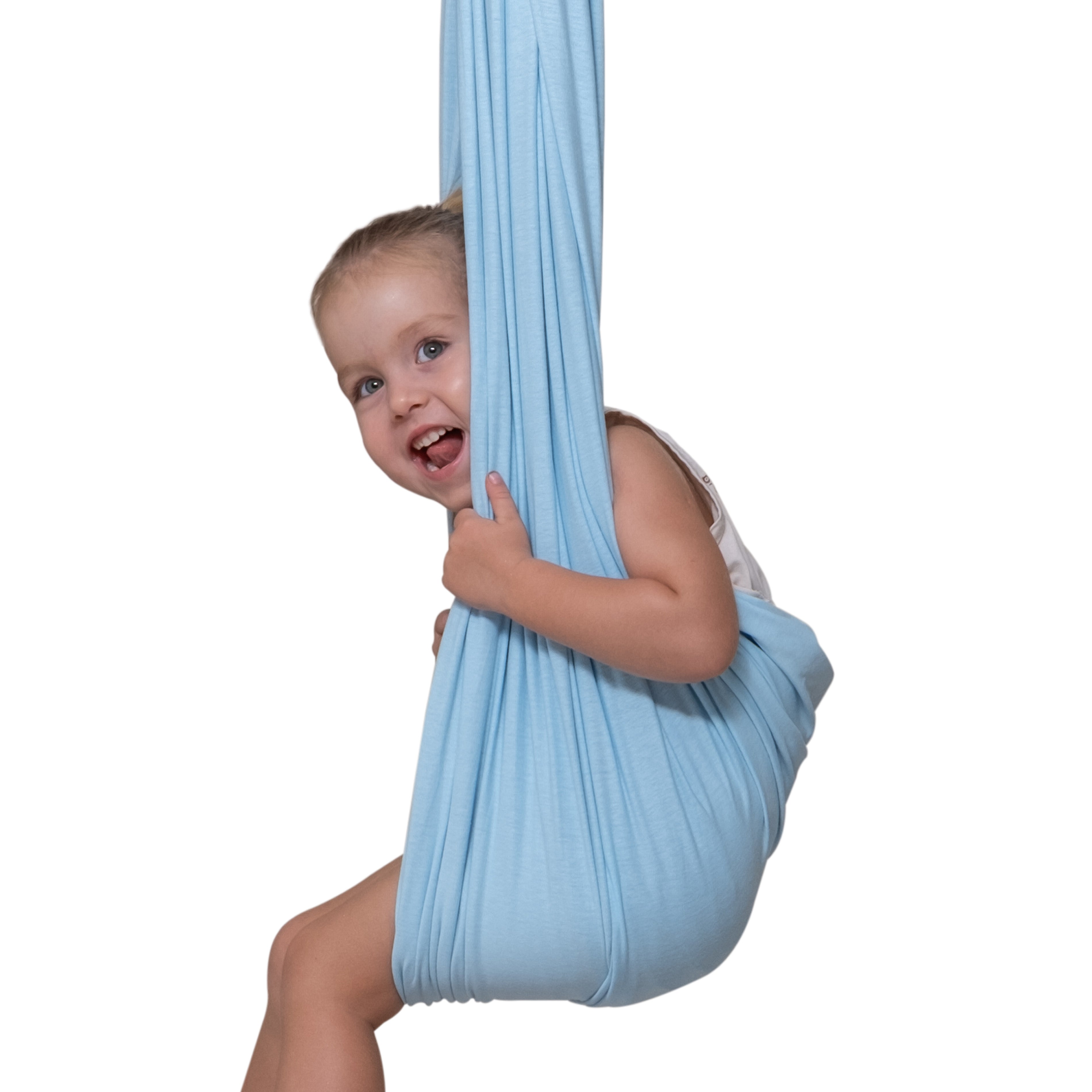 ®HappyHoppers Therapieschaukel aus Baumwollfleece in Beige